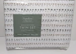 Signature Collection Brushed Microfiber Twin 3-PIECE Sheet Set. Fixed Price $24.99.