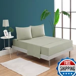 Venice Home 100 Cotton Bed Sheet Set Deep Pocket T-shirt Fabric Jersey Knit. Fixed Price $137.91.