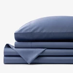 Tcs Legends Hotel Premium Smooth Supima Cotton Wrinkle-free Sateen Bed Sheet Set. Fixed Price $85.00.