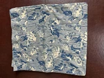 Euc Ralph Lauren Donovan Queen Flat Sheet Navy And Cream Poppies Htf. Fixed Price $120.00.