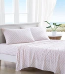 Tommy Bahama - Sheets, Cotton Percale Bedding Queen, Flamingle Pink. Fixed Price $75.99.