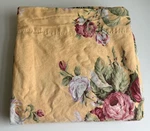 Vintage Ralph Lauren Kathleen King Flat Sheet Yellow Rose. Fixed Price $64.95.