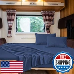 Springspirit Rv Queen Super Soft Short Bed Set 4 Piece Dee. Fixed Price $54.36.