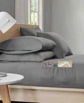 Intelligent Design Side Storage Pockets MICROFIBER4-PC. Sheet Set, Twin Xl Charc. Fixed Price $22.88.