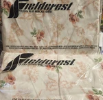 Vintage Fieldcrest Queen Fitted And Flat Percale Sheet Set Roses. Fixed Price $39.99.