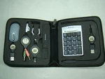 Brookstone Travel Accessories Laptop Computer Portable Mouse Headphones Key Pad. Fixed Price $29.99.