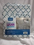 Interiors By Design Ogga Aqua Full Sheet Set Silky Soft 4 Piece New Easy Care. Fixed Price $12.69.