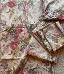 Rare Vintage Ralph Lauren Full/twin Sheets & Pillowcases: Kirsten 7 Pc Set. Fixed Price $145.00.
