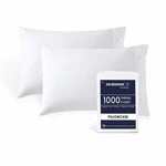 100% Egyptian Cotton Queen Set Of 2 Pillowcases - 1000 Thread Count, Open End.... Fixed Price $32.17.