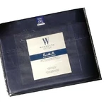 New 5-PIECE Navy Wamsutta 500 Cotton Split Cal King Adjustable-bed Sheet Set. Fixed Price $306.21.