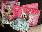 Lol Surprise Full Sheet Set With 2 Pillow Cases And Weighted Blanket. Fixed Price $25.00.