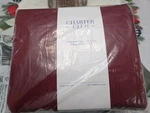 Charter Club Damask 550 Tc 100% Cotton King Sheet Set Red Pomegranate 18" Deep. Fixed Price $99.99.
