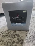 Cuddl Duds Heavyweight Flannel King 100% Brushed Cotton Sheet Set Grey Heather. Fixed Price $75.00.