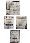 New Berkshire Peanuts Snoopy Queen Bed Sheet Set Woodstock White Polyester 4-PC. Fixed Price $38.44.