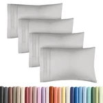 Pillow Cases Set 4, Hotel Quality Soft Covers By Cgk Linens. Fixed Price $20.99.