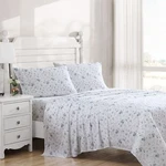 Laura Ashley Home - Queen Sheets, Soft Sateen Cotton Bedding Set Sleek, Smo.... Fixed Price $79.85.