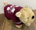 Pillow Pet Mississippi State Bulldogs Mascot 18" Plush Dorm College. Fixed Price $16.99.