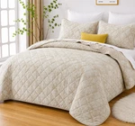 Velvet Bedspread Set Soft Plush Coverlet With Pillow Shams, All-season Bedding. Fixed Price $30.59.