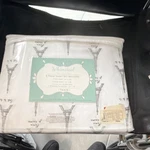 Whimsical Twin Xl Sheet Set Eiffel Tower Paris Pattern White Black. Fixed Price $16.35.