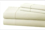 New-pct Fine Linen 1000 Thread Count 4-PIECE King Sheet Set / Hole Hem Detail. Fixed Price $39.99.