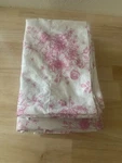 The Farmhouse By Rachel Ashwell Flat Sheet White W/ Pink Toile Twin Xl. Fixed Price $25.00.