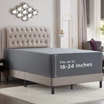 Empyrean Charcoal Grey Extra Deep Pocket Fitted Sheet Queen, Hotel Luxury Que.... Fixed Price $27.57.