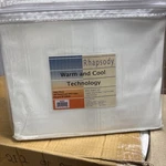 King Sheet Set 400 100% Cotton Sateen Weave Off White Rhapsody Collection New. Fixed Price $49.95.