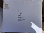 Indigo The Pure Collection Queen Sheet Set 300TC Cotton Tencel Oeko-tex White. Fixed Price $41.00.