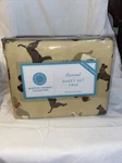 Martha Stewart Collection Tailspin Twin Flannel Sheet Set Dog Pattern Dachshund,. Fixed Price $79.99.