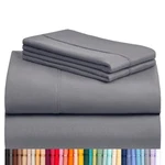 Luxclub 4 Pc Queen Sheet Set, Size, Deep Pockets 18 Wrinkle Free Coolin.... Fixed Price $58.95.