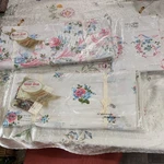 Vintage Petersen Fifth Avenue Double Sheet Set Floral Cotton Blend New 4PC. Fixed Price $45.00.