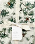 Pottery Barn Pine Tree Printed Sheet Set 4/PCS Queen Nwt. Fixed Price $139.00.