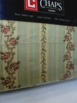 Chaps 500TC Welbourne English Country House Floral Striped Sheet Set - Full. Fixed Price $249.99.