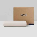 Rest Evercool Flat Sheet Silver Infused Cooling Bedding Ivory, Full/double/queen. Fixed Price $95.99.