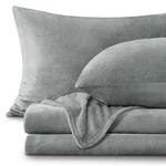 Bedelite Flannel Sheets Size Grey - Super Soft Fleece Full,. Fixed Price $55.70.