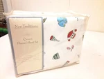 Queen Size Flannel Sheet Set 4 Piece 100% Cotton Soft Christmas Winter Wardrobe. Fixed Price $69.00.