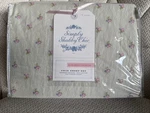 Simply Shabby Chic Ditsy Flowers Green Rose Twin Sheet New. Fixed Price $99.99.
