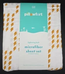 Pillowfort Target Microfiber Kids' Sheet Set Full Size Lightning Bolt. Fixed Price $15.99.