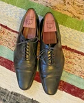 Men's Calfskin Leather Cap-toe Oxford Made Italy John W. Nordstrom 11.5. Fixed Price $64.89.