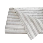 Victory Symbol 100 Organic Linen Flat Sheet Piece Only-beige Stripe. Fixed Price $113.98.