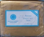 Martha Stewart Collection Solid Flannel Twin Sheet Set Savannah. Fixed Price $39.99.
