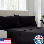 Serta Simply Clean Super Soft Hypoallergenic Stain Resistant Deep Pocket 3 Piece. Fixed Price $37.69.