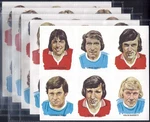 Manchester Evening News-full Set- On Uncut Sheets- Footballers (L30 Cards). Fixed Price $106.71.