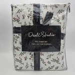 Full Sheet Set 100% Cotton Flannel 4 Pc Holly Berries. Fixed Price $63.71.