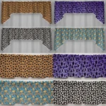 Halloween Valances, Curtains Or Swags (4 Patterns Available). Fixed Price $14.00.
