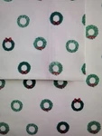 Cuddl Duds Flannel Holiday Wreaths Queen Sheet Set New. Fixed Price $49.99.