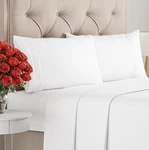 Cgk Linens 4 Piece Queen Sheet Set With Deep Pockets White New. Fixed Price $20.00.