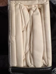 800 Thread Count Cotton Blend Easy Care California King Sheet Set Ivory Hanover. Fixed Price $180.00.