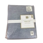 Pottery Barn Pb Teen New Organic Chambray Sheet Set Blue Xl Twin Bedding. Fixed Price $58.64.