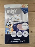 Jay Franco And Sons Bluey Bingo Twin 3 Piece Sheet Set Stars Microfiber. Fixed Price $28.00.